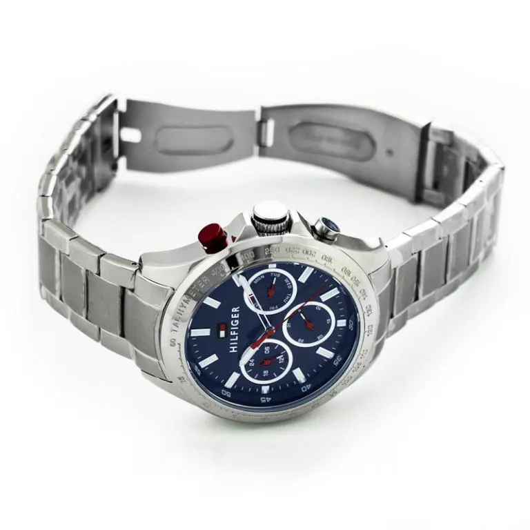 Tommy Hilfiger Hudson Chronograph Blue Dial Men's Watch- 1791228